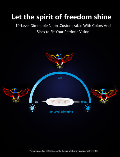 Eagle Neon Sign Light