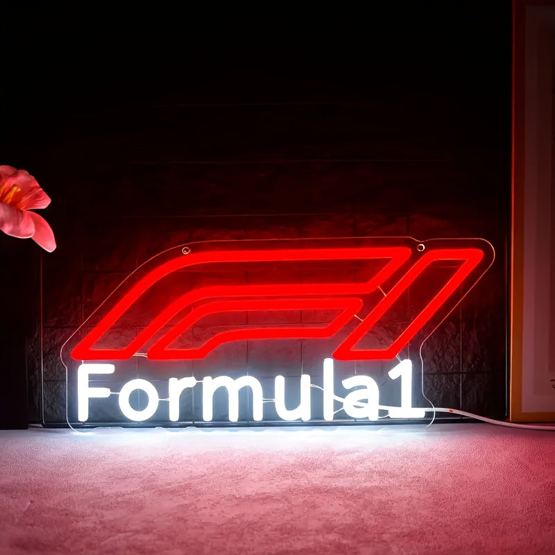 Formula 1  Racing Led Neon Sign For Man Cave Wall Decor
