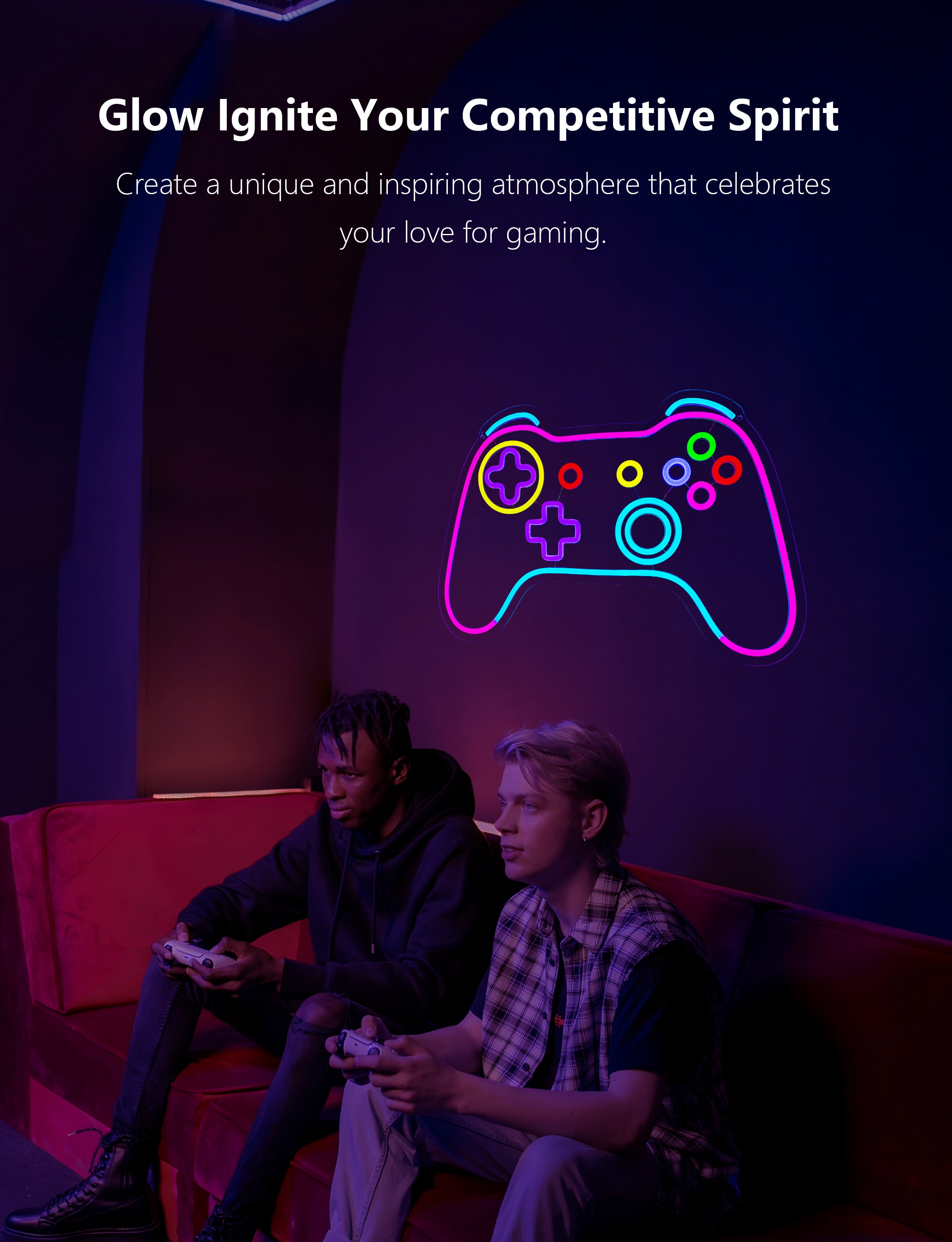 Gamer Controller Neon Sign Light