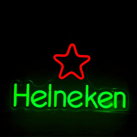 Heineken Beer Neon Sign For Bar Decor