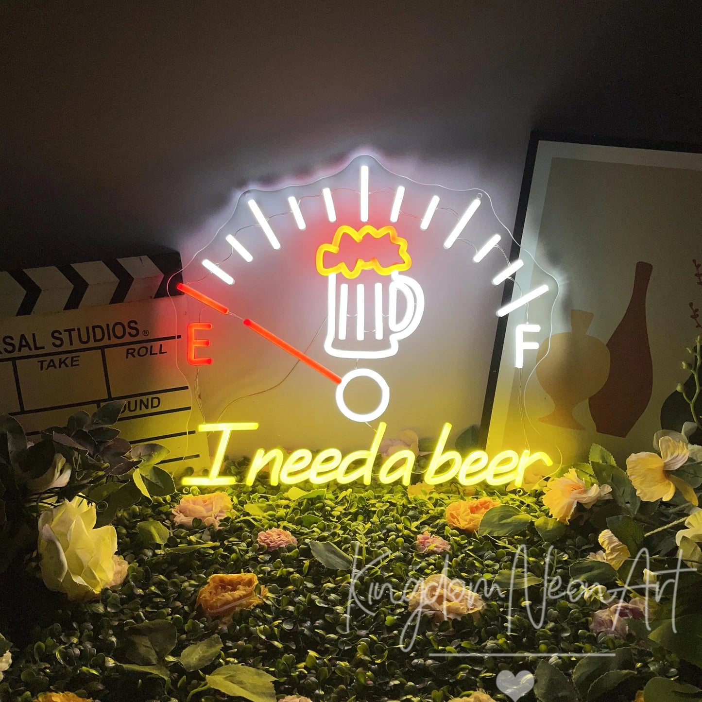 I Need A Beer Neon Sign Light