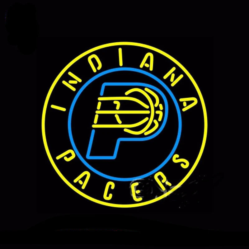 Indiana Pacers  Basketball Theme Neon Sign Light For Man Cave