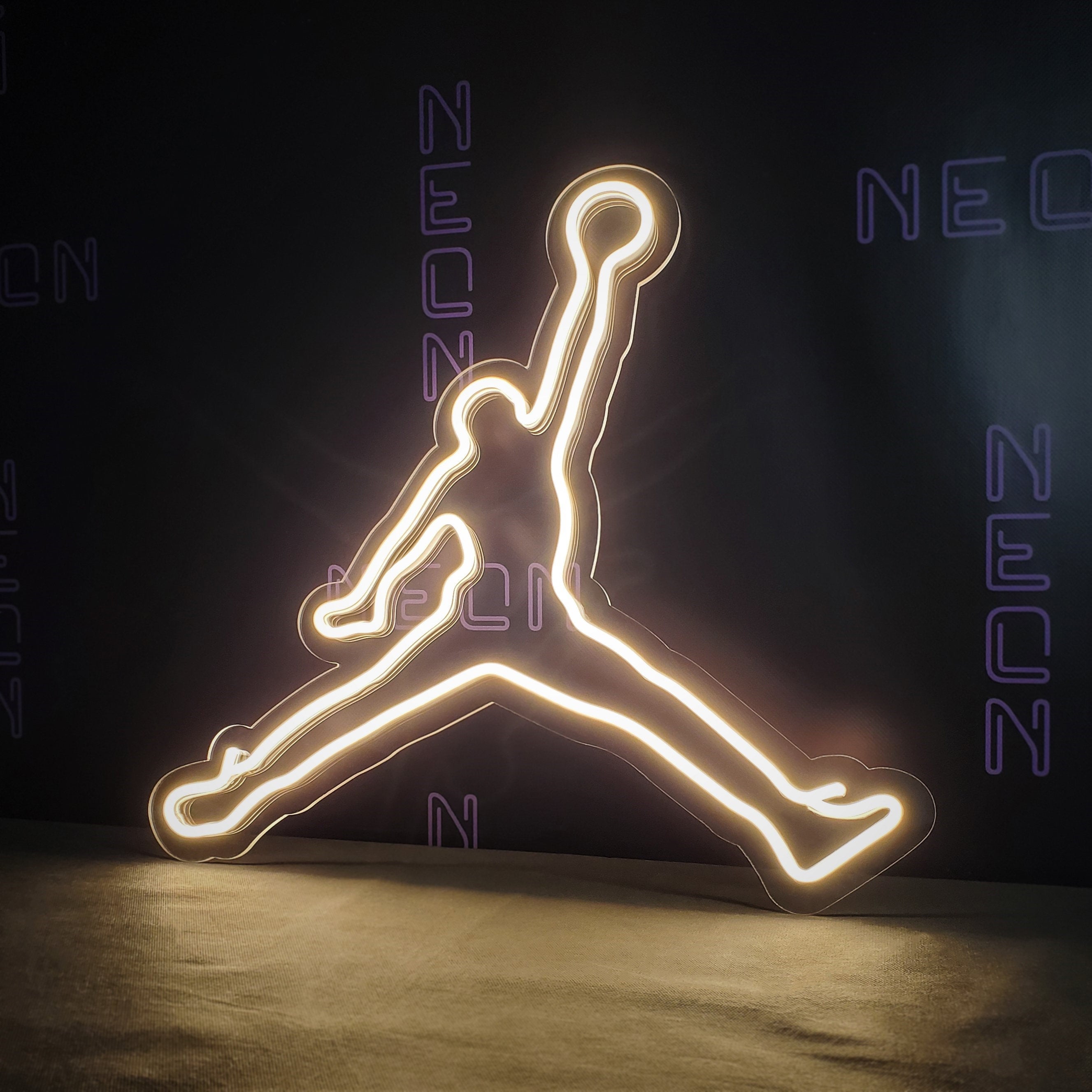 Jordan Neon Sign Light For Sports Fans