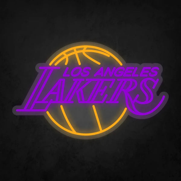 Lakers Basketball Neon Sign Light