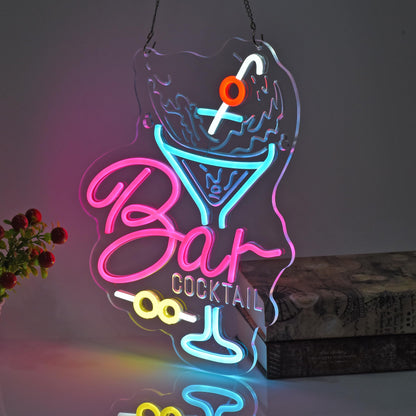 Bar Drink Cooktail Led Neon Sign For Bar Decor