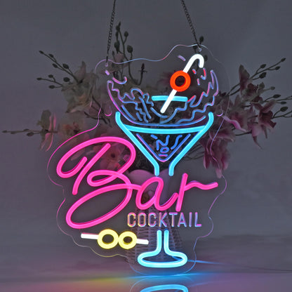 Bar Drink Cooktail Led Neon Sign For Bar Decor