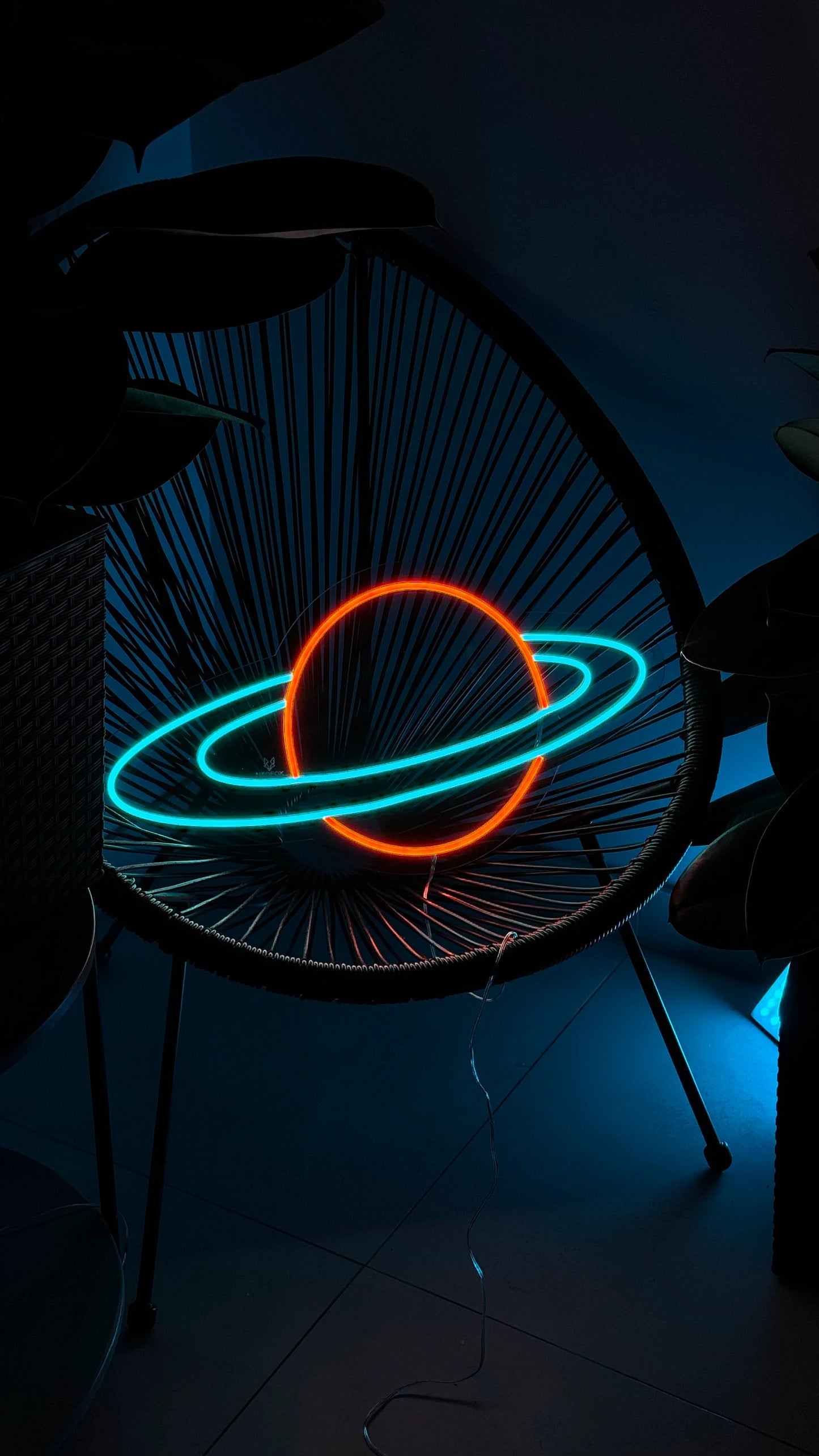 Space Planet Led Neon Sign for Nature Inspired Wall Art