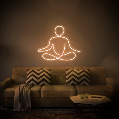 Yoga Neon Sign for Home Decor Wall Hanging