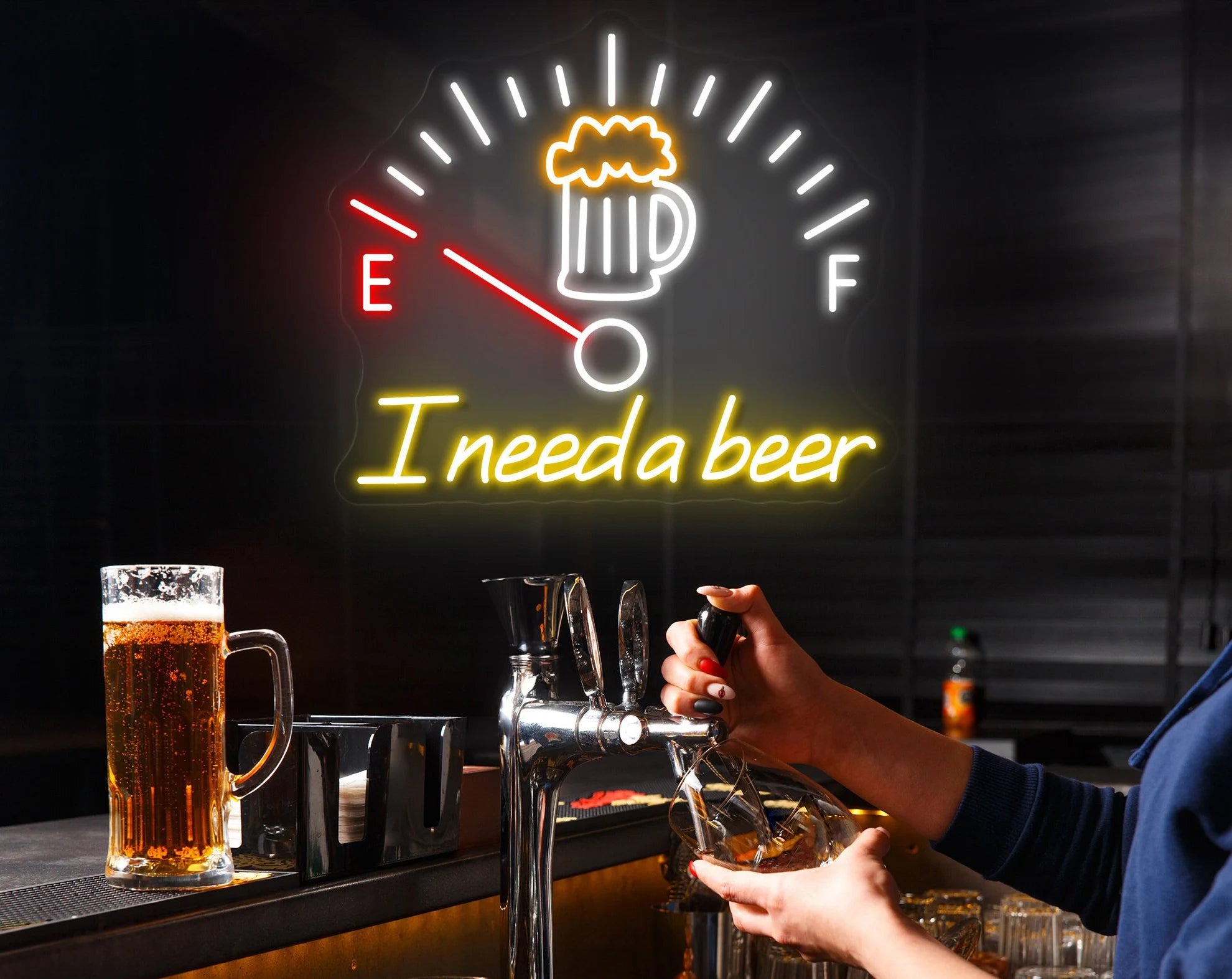 I Need A Beer Neon Sign Light