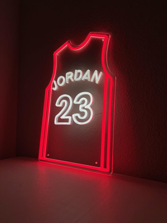 Michael Jordan Jersey Neon Sign Light For Sports Fans