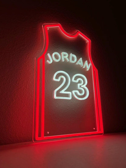 Michael Jordan Jersey Neon Sign Light For Sports Fans