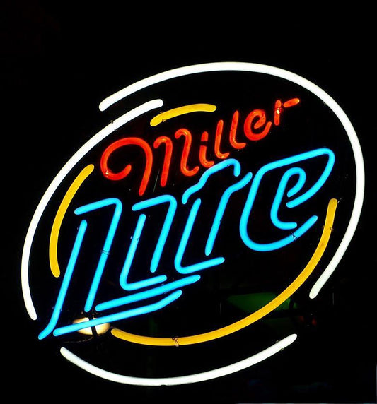 Miller Lite Beer Neon Sign For Bar Decor