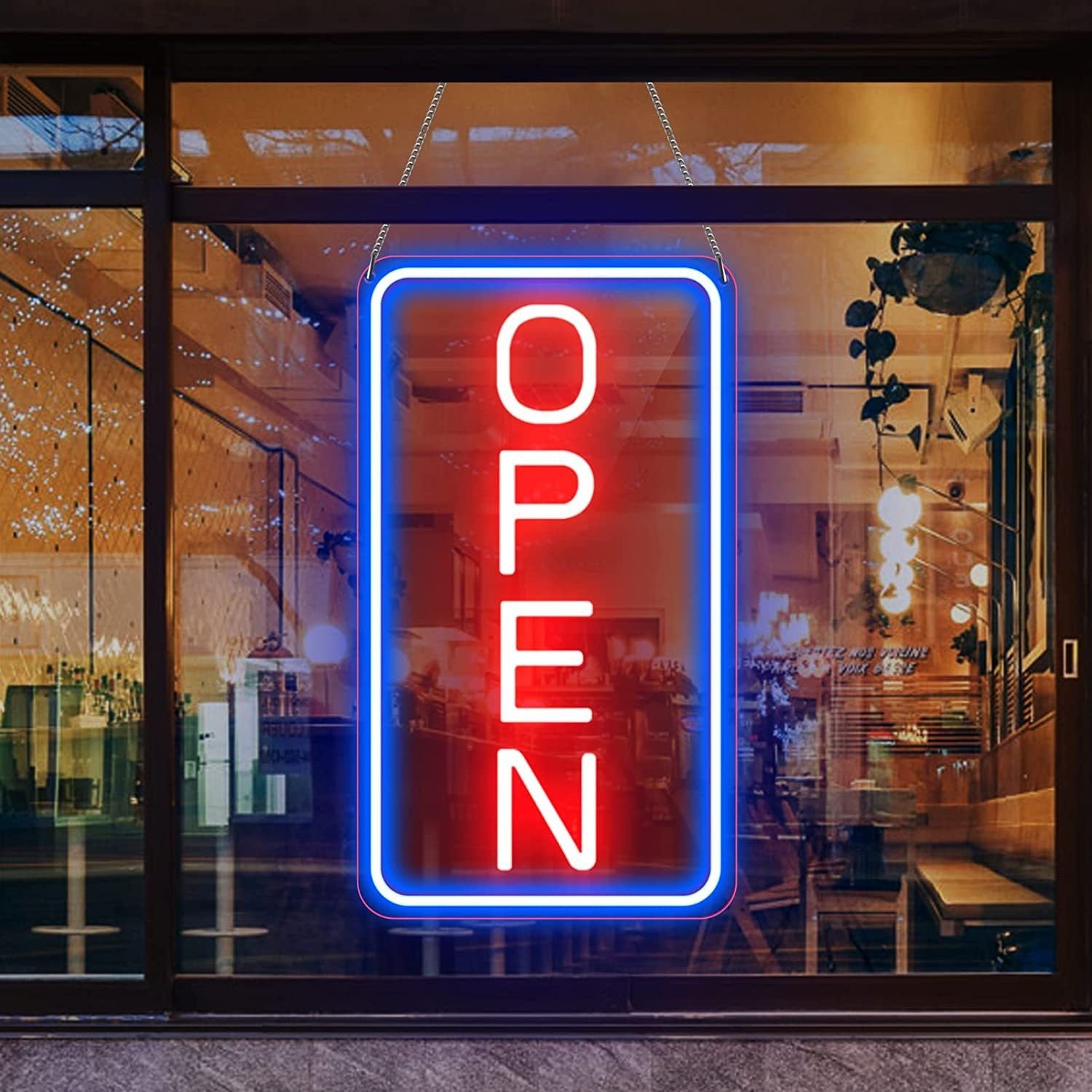 Super Bright LED Neon Open Sign - Essential Light-Up Signage for Businesses