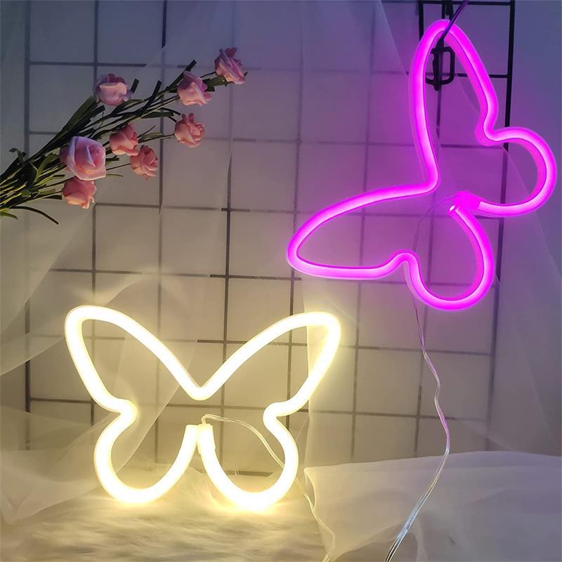 Butterfly LED Neon Sign - Luminous Butterfly  for Multi-Purpose Decor