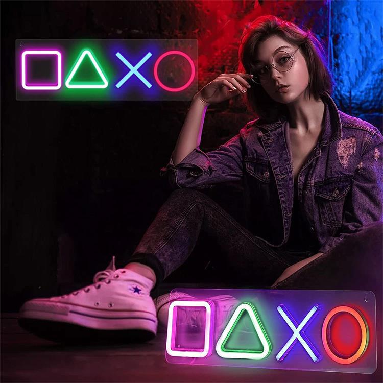 PS5 Console Acrylic LED Neon Light - Gaming Decor for Game Rooms, Man Caves & Teen Rooms