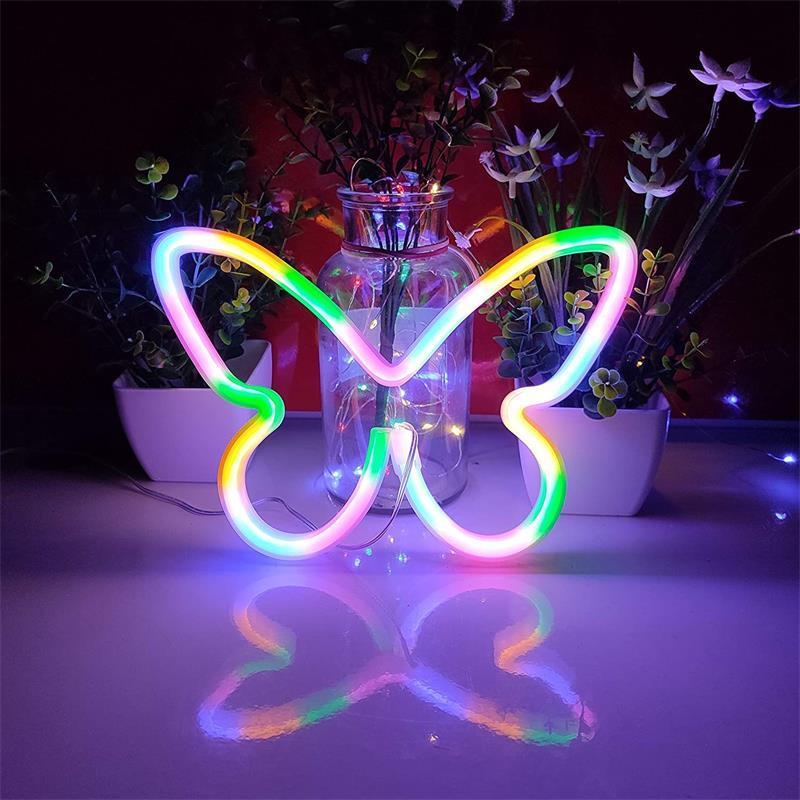 Butterfly LED Neon Sign - Luminous Butterfly  for Multi-Purpose Decor