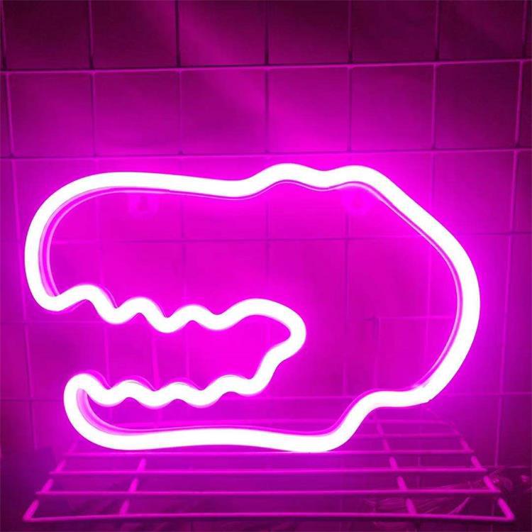 LED dinosaur wall mounted neon lights