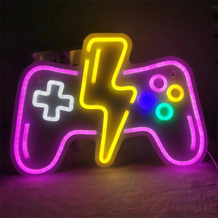 Gamepad LED Neon Sign - Gaming Room Decor for Boys & Parties