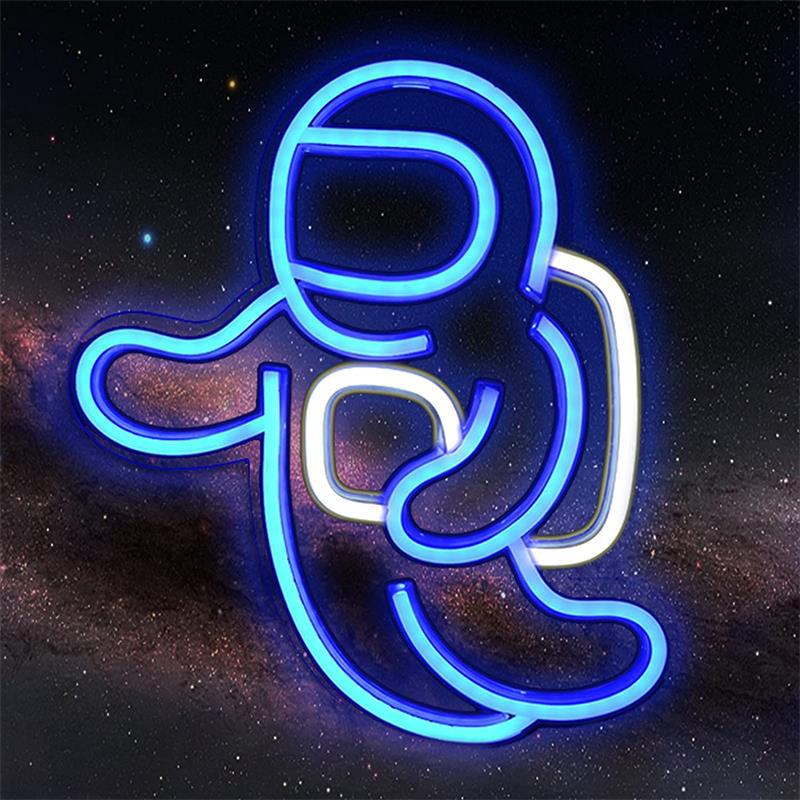 Astronaut Neon Sign -  LED Light for Bar/Cafe Decor, Festivals & Gifting