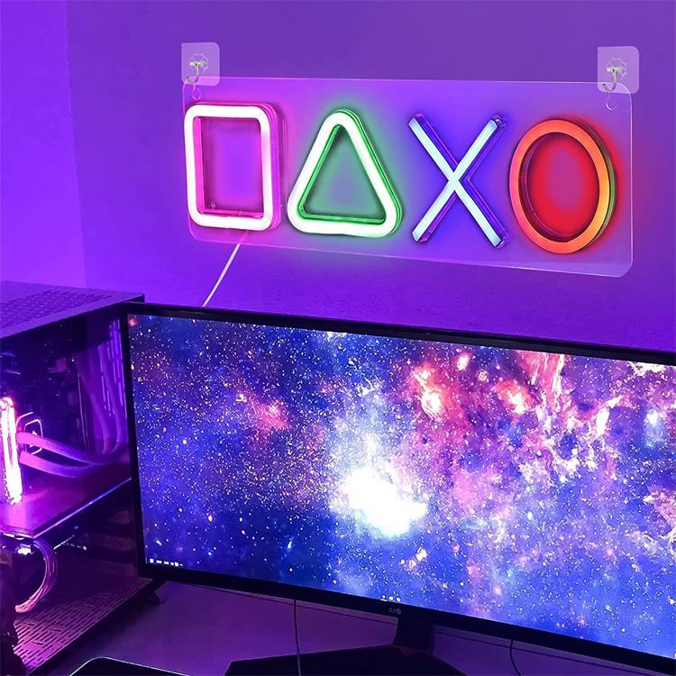 PS5 Console Acrylic LED Neon Light - Gaming Decor for Game Rooms, Man Caves & Teen Rooms