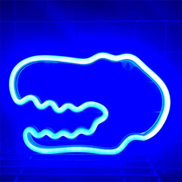 LED dinosaur wall mounted neon lights