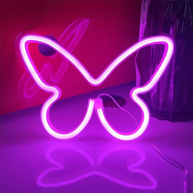 Butterfly LED Neon Sign - Luminous Butterfly  for Multi-Purpose Decor