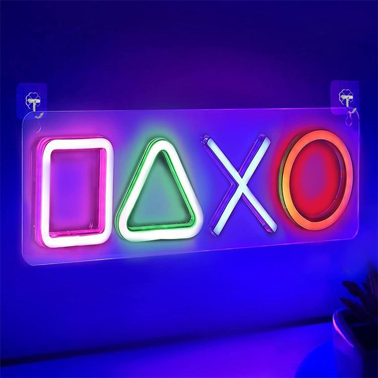 PS5 Console Acrylic LED Neon Light - Gaming Decor for Game Rooms, Man Caves & Teen Rooms