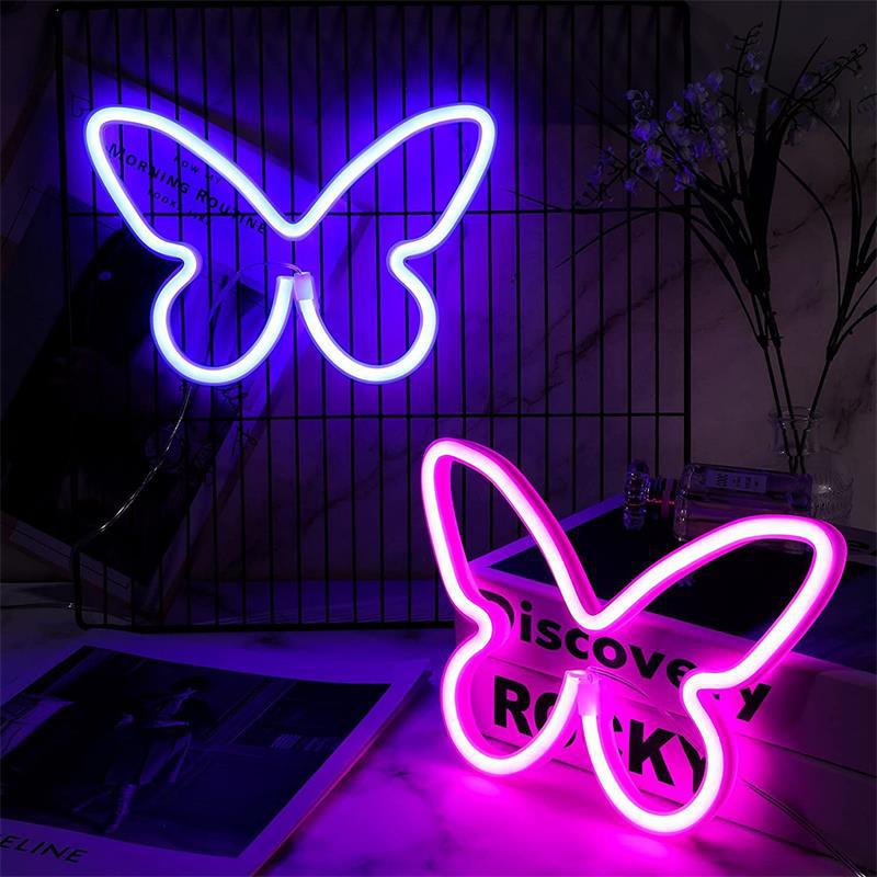 Butterfly LED Neon Sign - Luminous Butterfly  for Multi-Purpose Decor