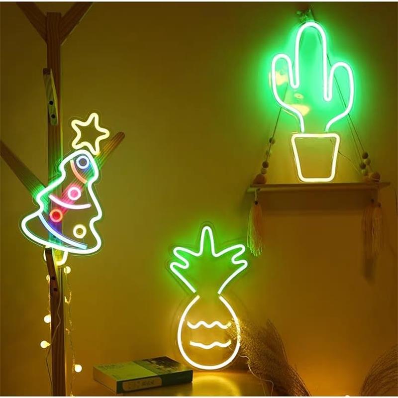 Pineapple LED Neon Light Sign -  Night Light for Festive Home & Party Decor