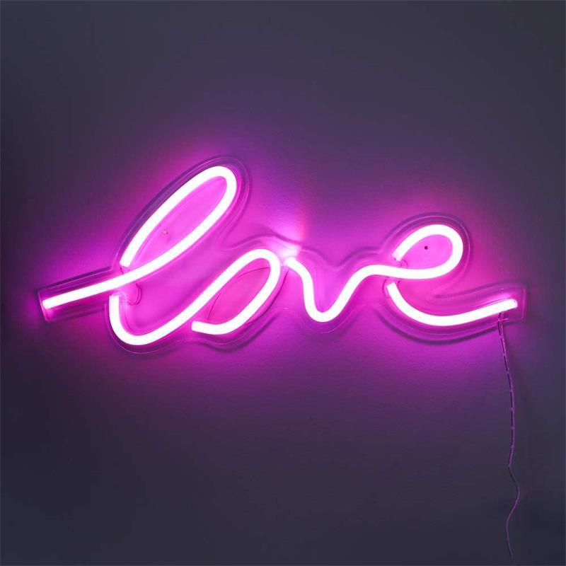 LED Neon Lip Sign Night Light - Romantic Wall Decor for Christmas, Weddings, Parties & Kids' Rooms