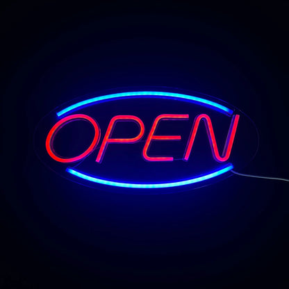 Bright LED Neon Open Sign for Business Window