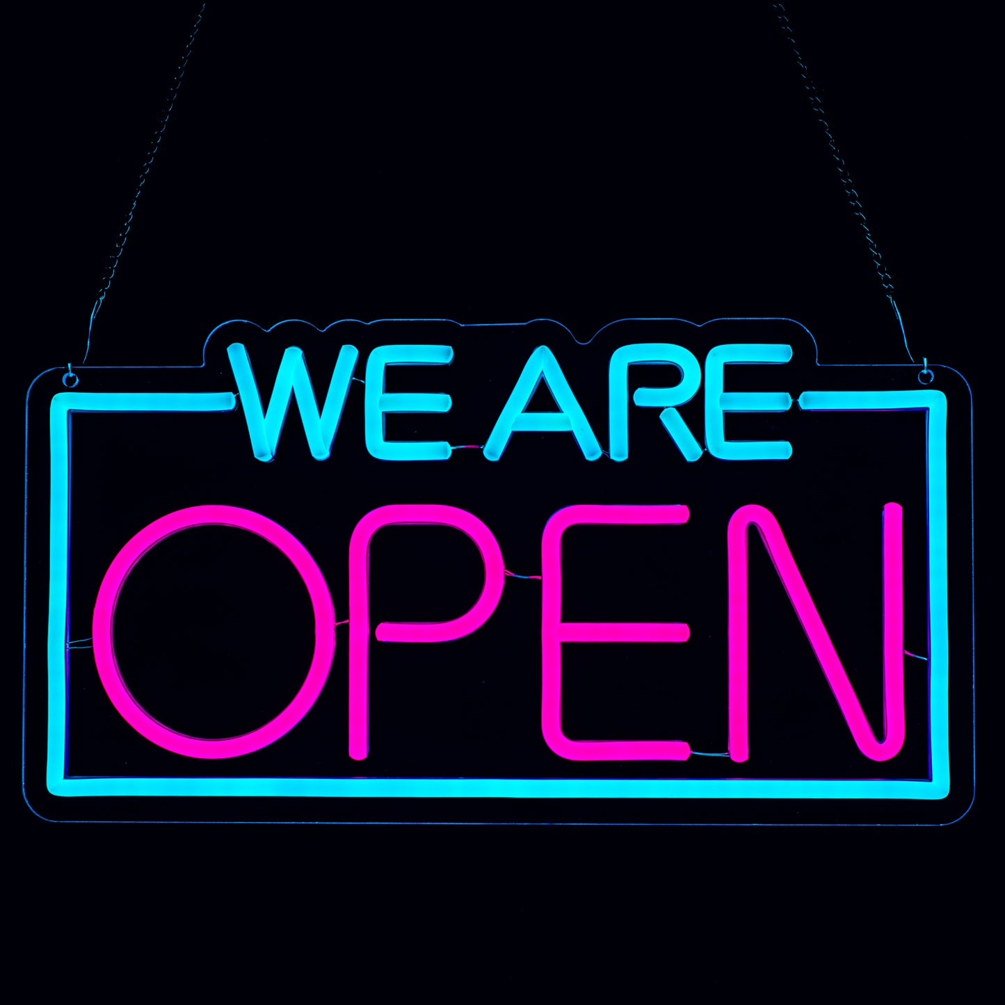Bright LED Neon Open Sign for Business Window