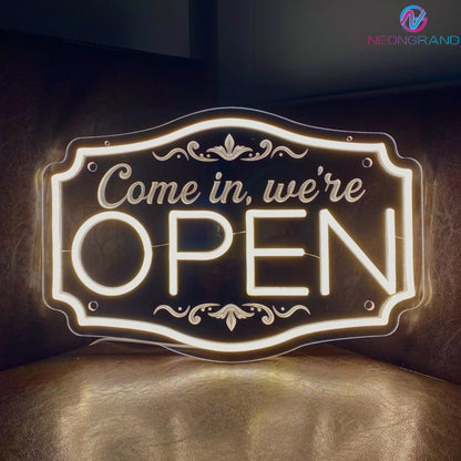 Open Neon Sign for Party Bar Salon Stores Hotel Wall Decor