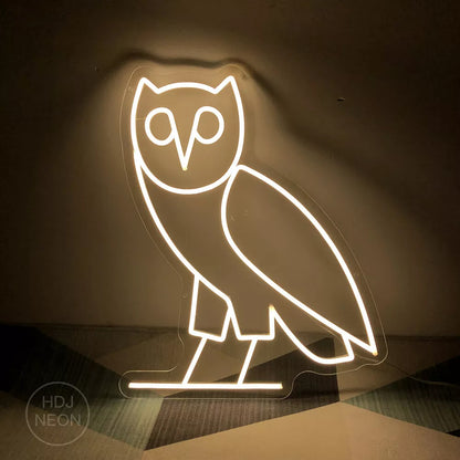 Owl Neon Sign For Wall Decor