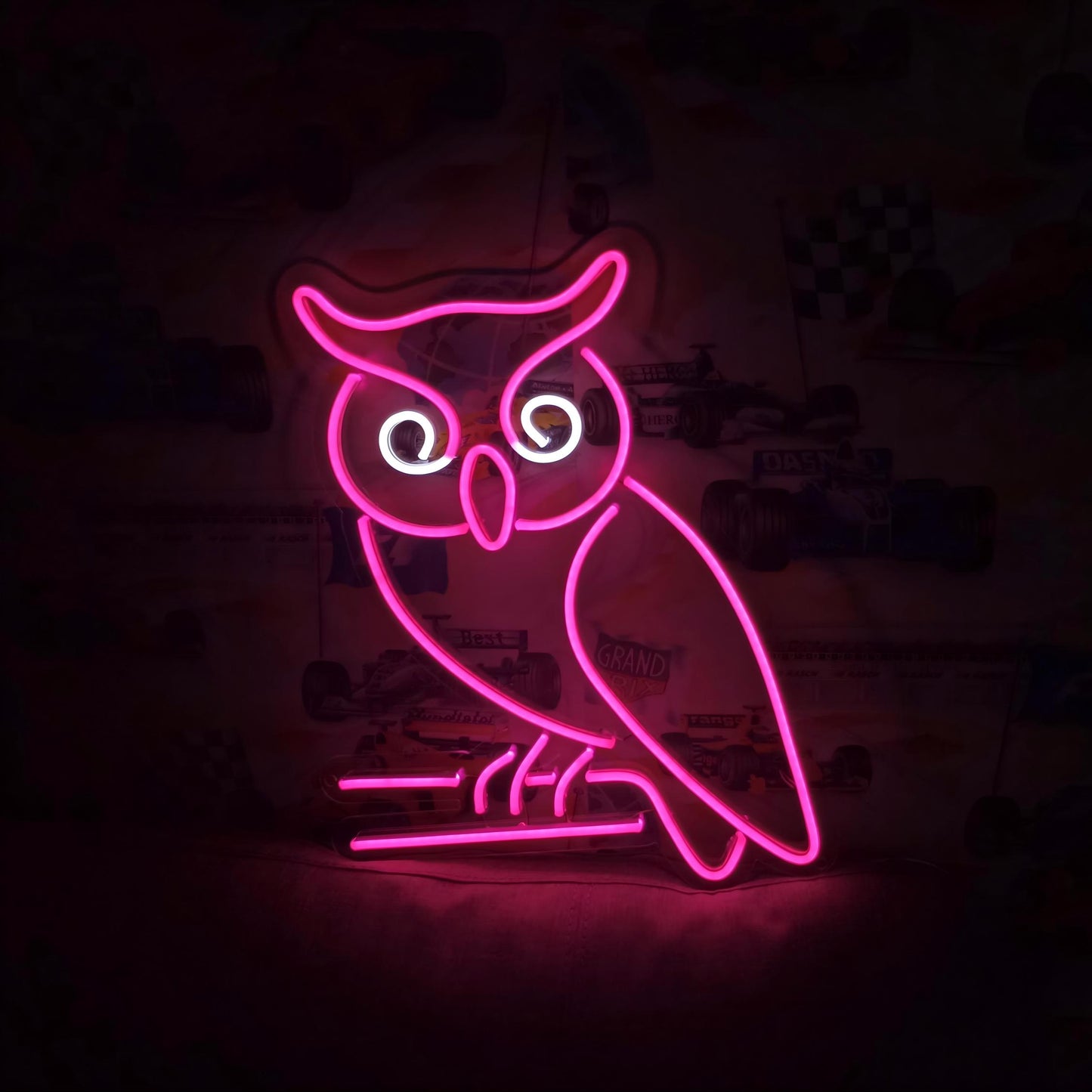 Owl Neon Sign For Wall Decor