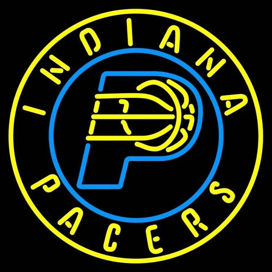 Indiana Pacers  Basketball Theme Neon Sign Light For Man Cave