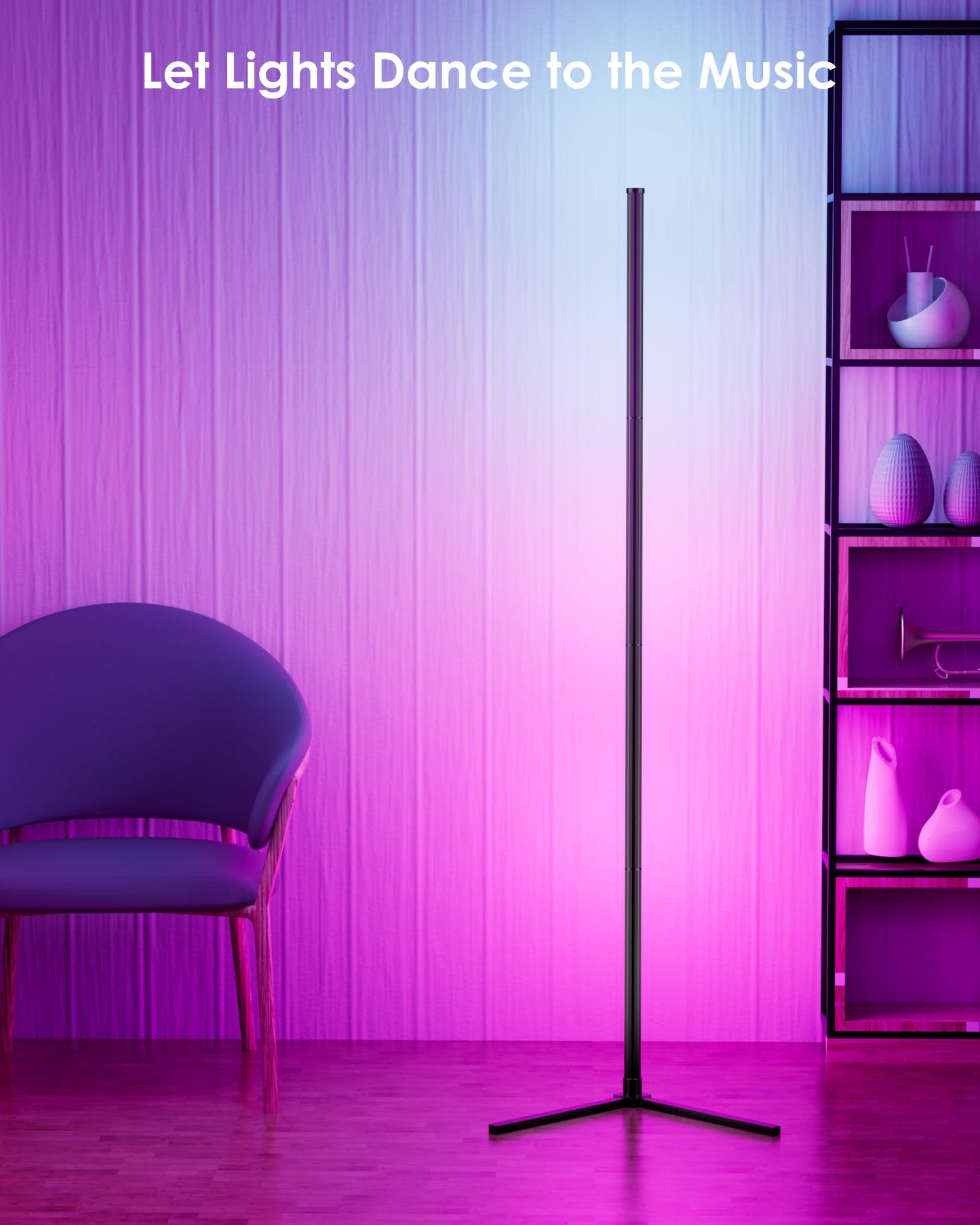 Colourthe RGB Corner Floor Lamp (Pair)