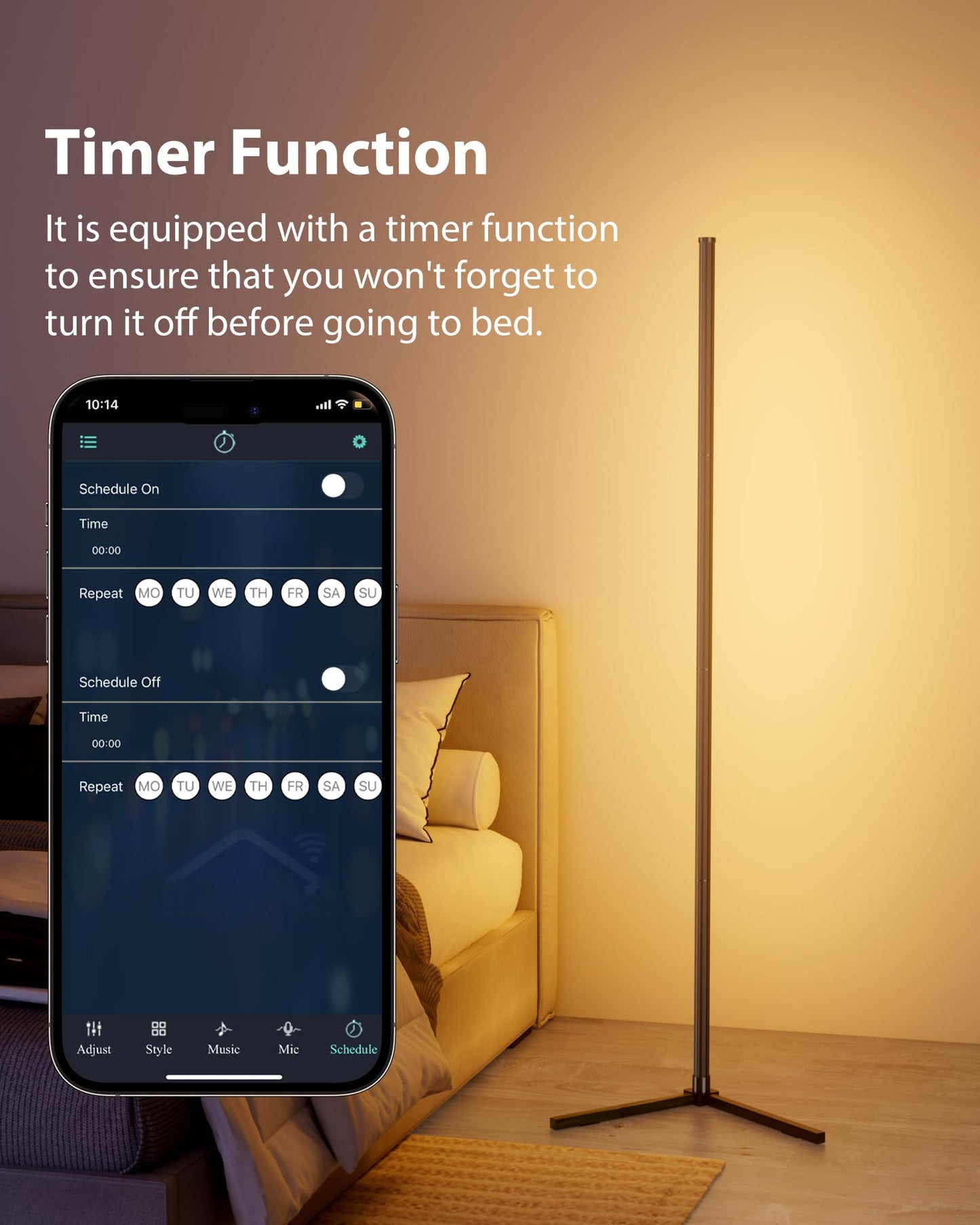 Colourthe RGB Corner Floor Lamp (Pair)