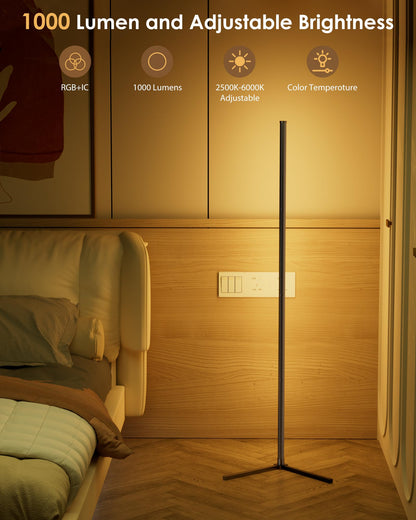 Colourthe RGB Corner Floor Lamp (Pair)