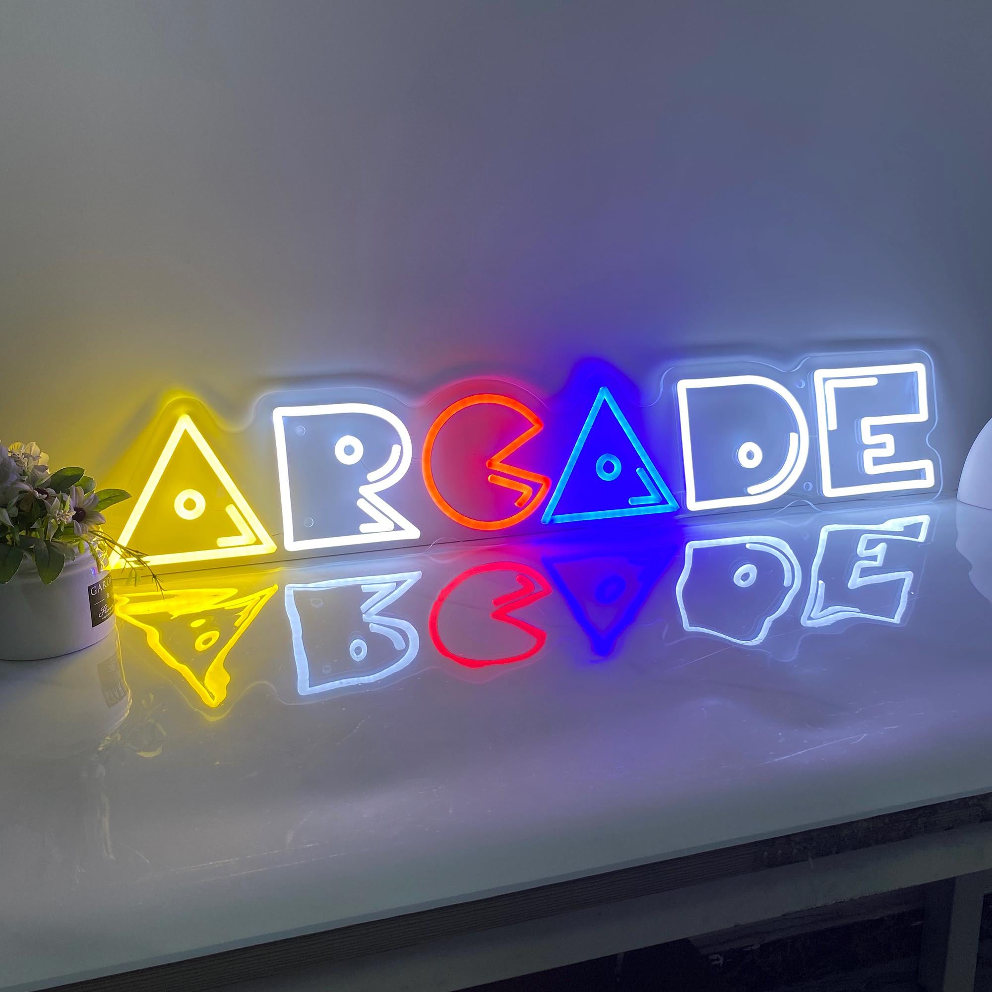 Arcade Neon Sign Gameroom LED Decor