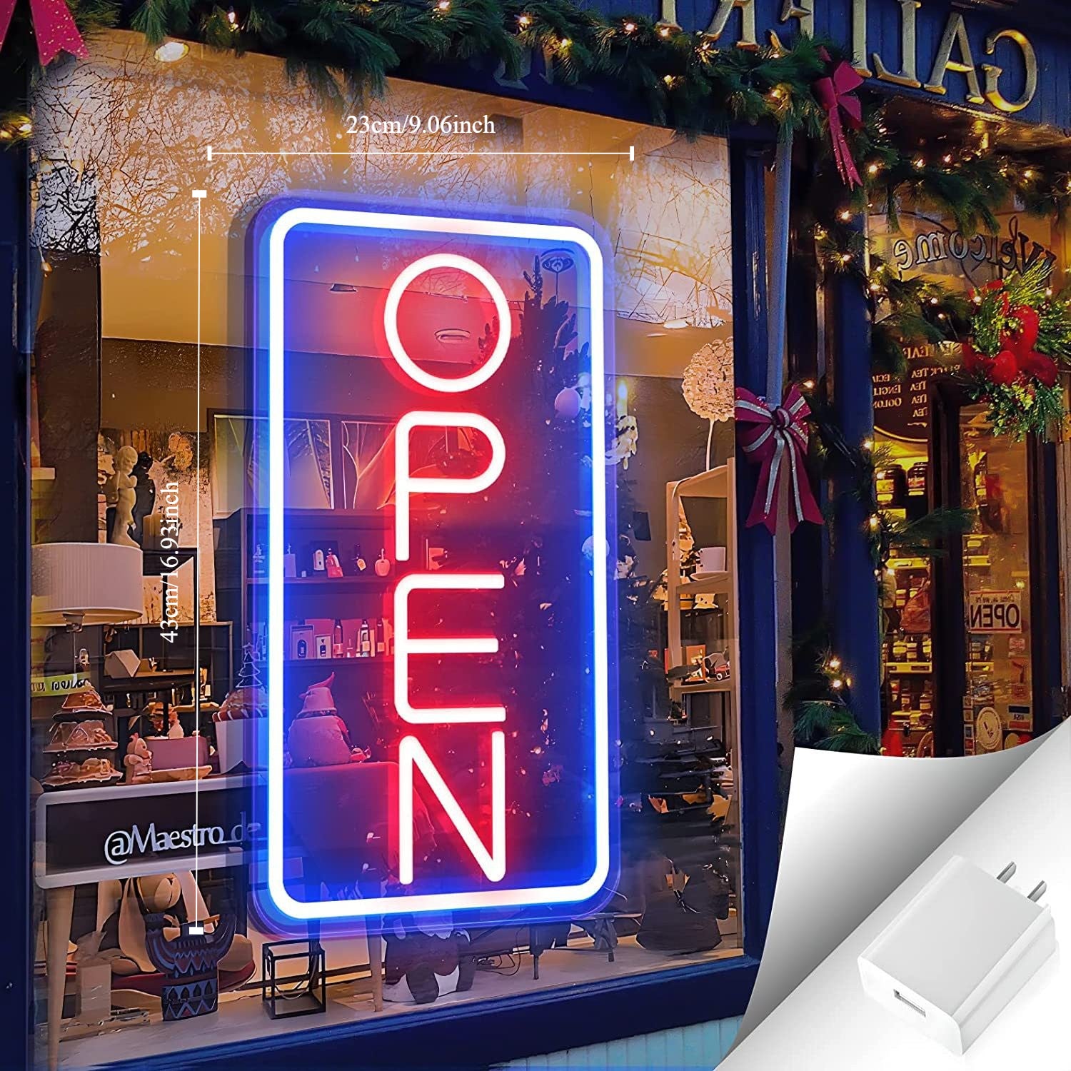 Super Bright LED Neon Open Sign - Essential Light-Up Signage for Businesses