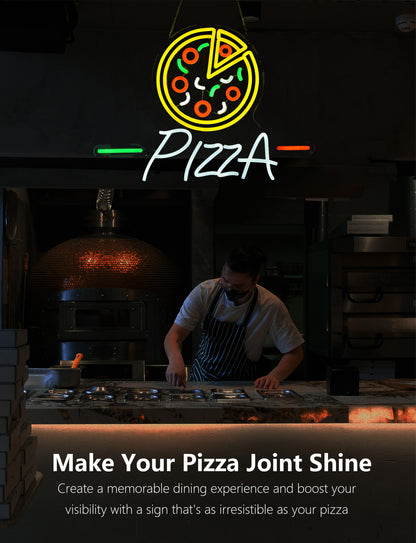 Pizza Neon Sign  For Restaurant Wall Decor