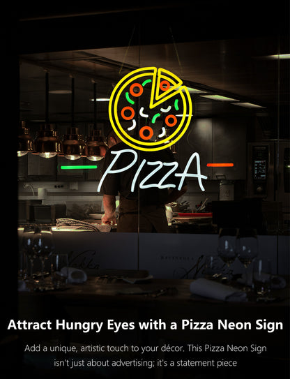 Pizza Neon Sign  For Restaurant Wall Decor