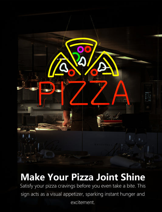 Pizza Neon Sign  For Restaurant Wall Decor