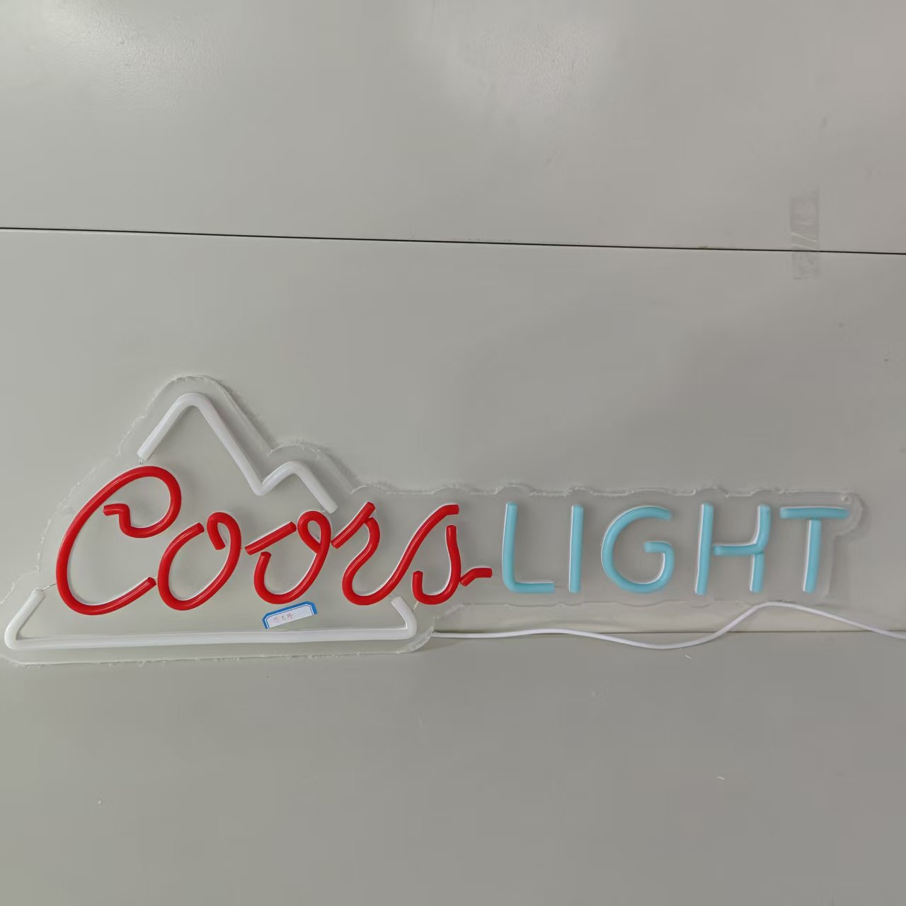 Coors Light Mountain Logo Neon Sign