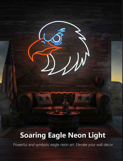 Bald Eagle Neon Sign  Light