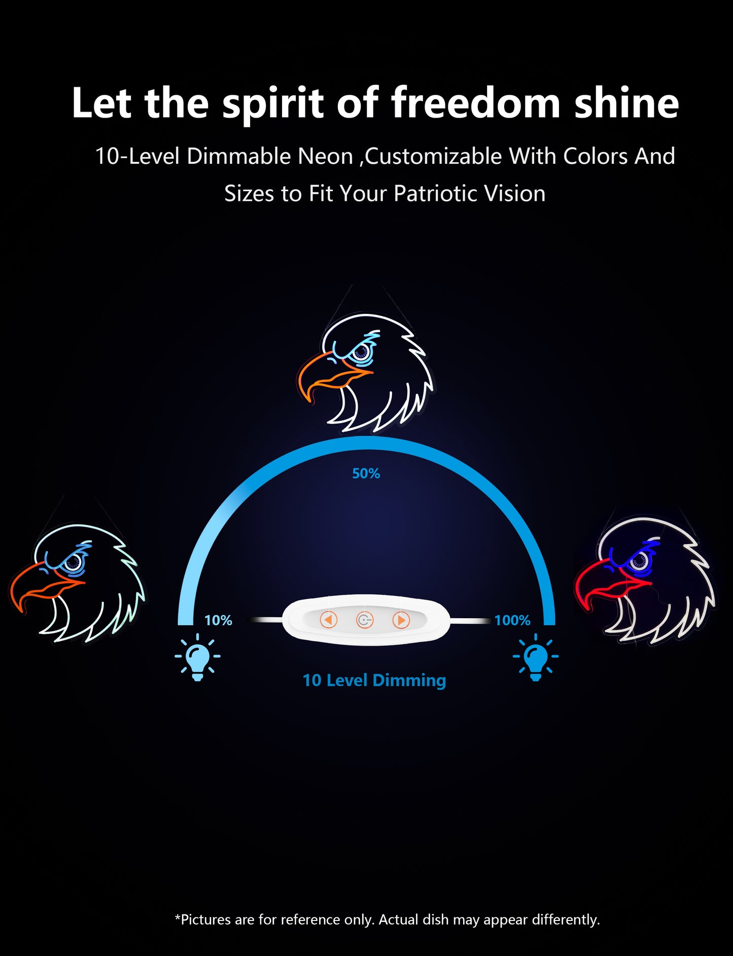 Bald Eagle Neon Sign  Light