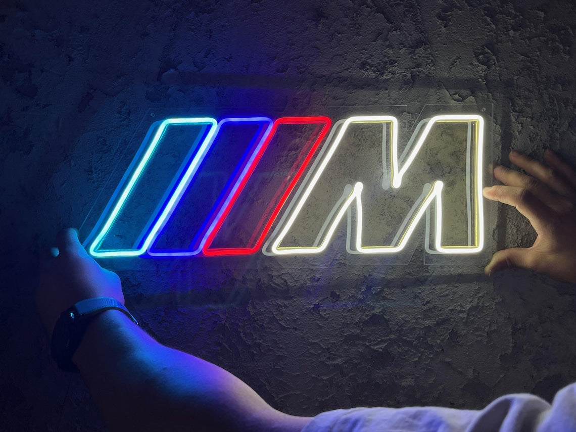 BMW M Logo Neon Sign Light