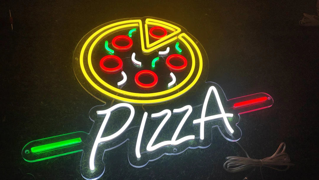 Pizza Neon Sign  For Restaurant Wall Decor