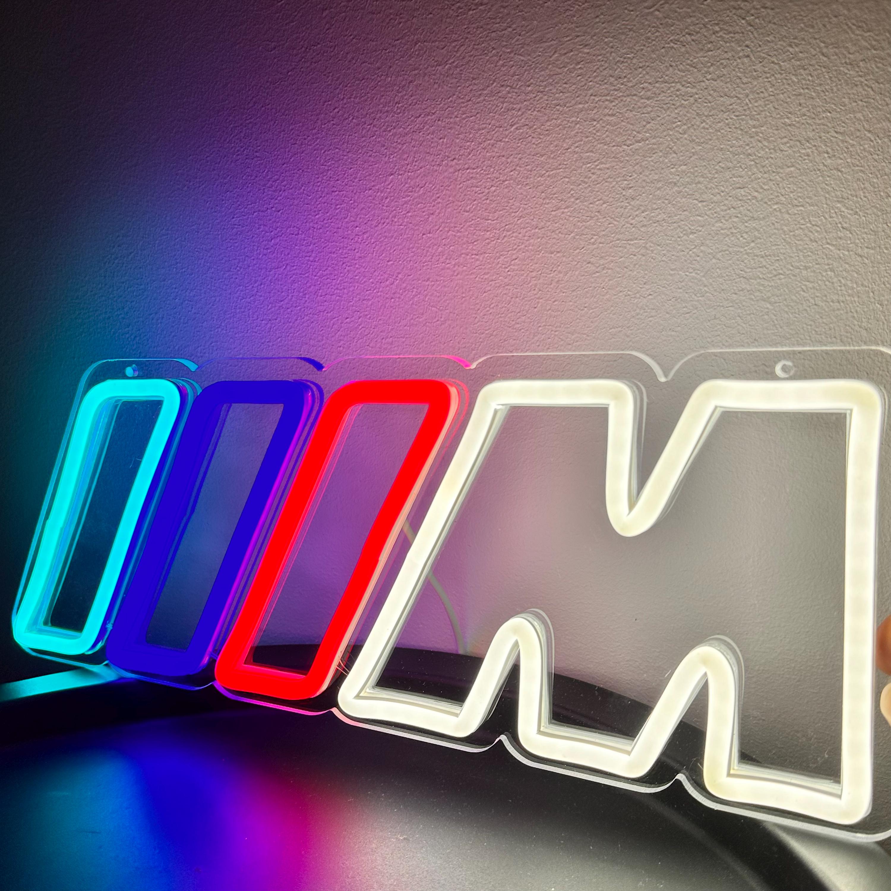 BMW M Logo Neon Sign Light